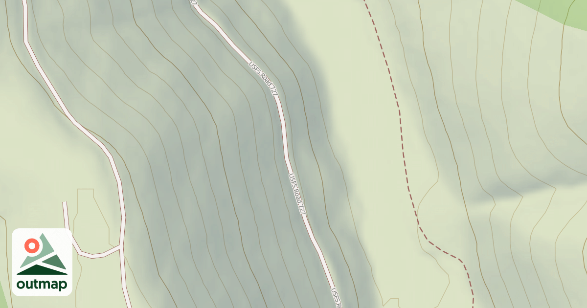 Map of (FDR) REIMEL CREEK