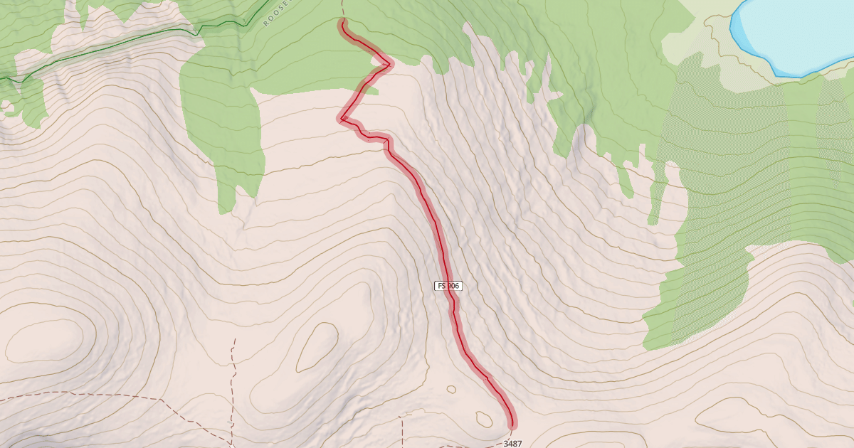 Map preview of Niwot Ridge Trail