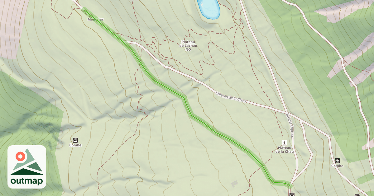 Map of Chemin des Marmottes
