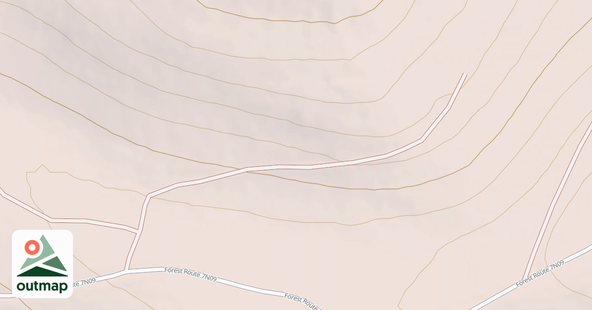 Map of USFS Motor Vehicle Use Map Trails 323310010602