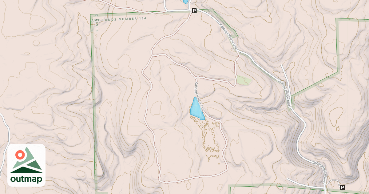 Map of ATV/Disabled Person Route