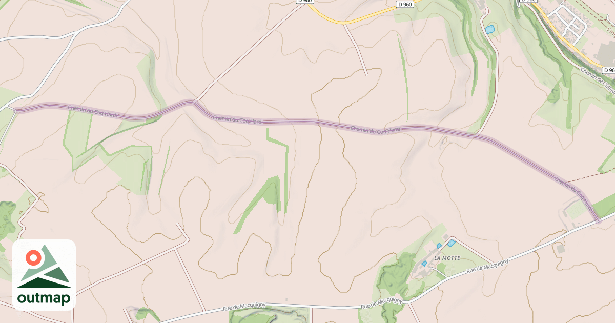 Map of Chemin du Coq Hardi