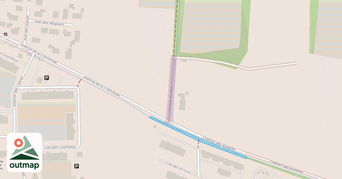 Map of Chemin du Bois