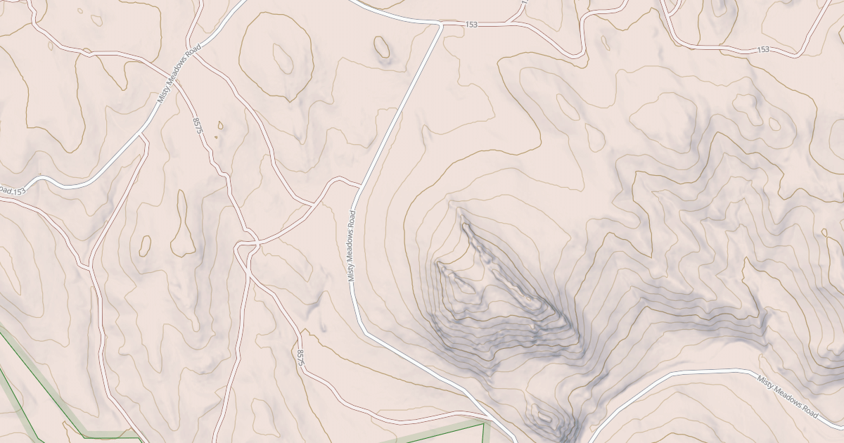 Map preview of ESTES CREEK
