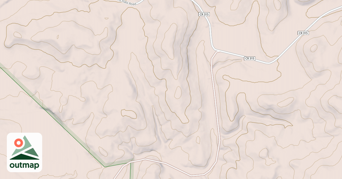 Map of HOPKINS FLAT BR 1C