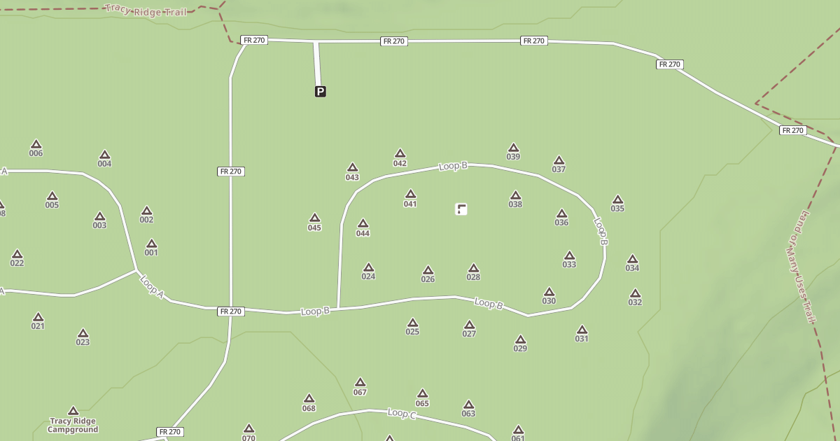 Map preview of TRACY RUN - B