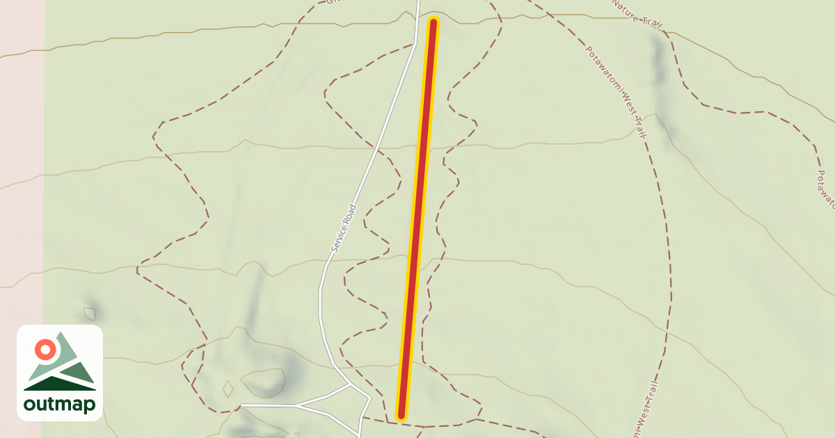 Map of Ski Tow