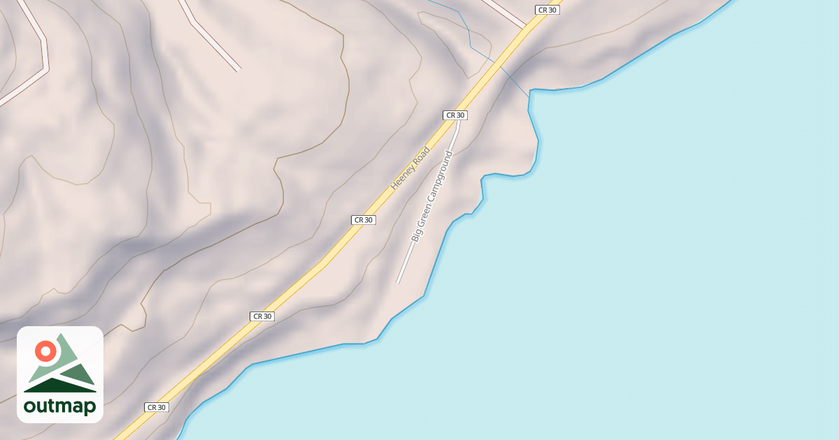 Map of BIG GREEN