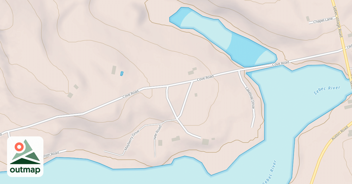 Map of Cove Rd