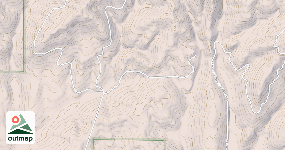 Map of Palouse Ohv-Akers-Excavation