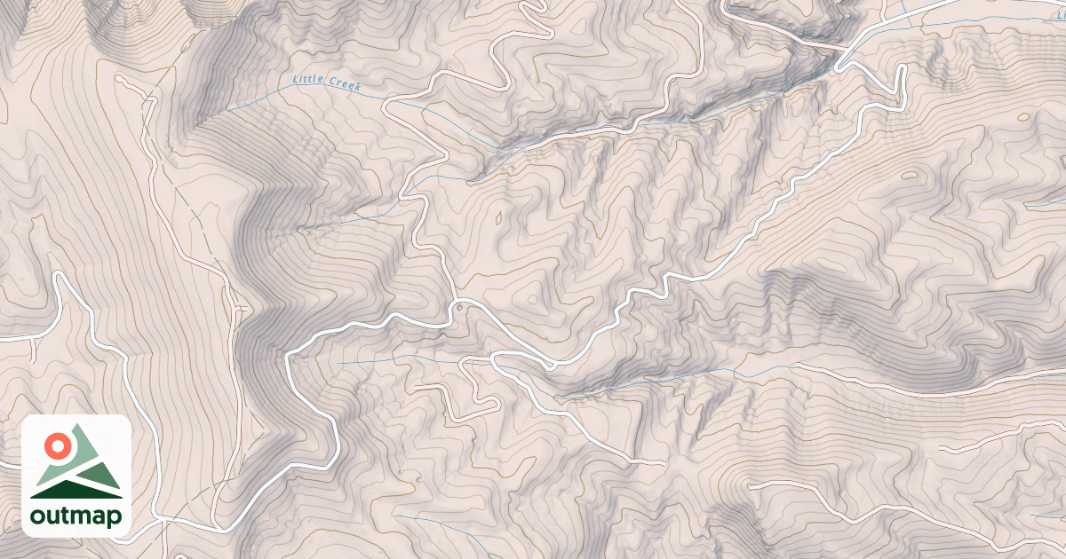 Map of OLD CANYON