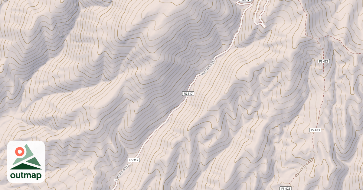 Map of Danskin #317