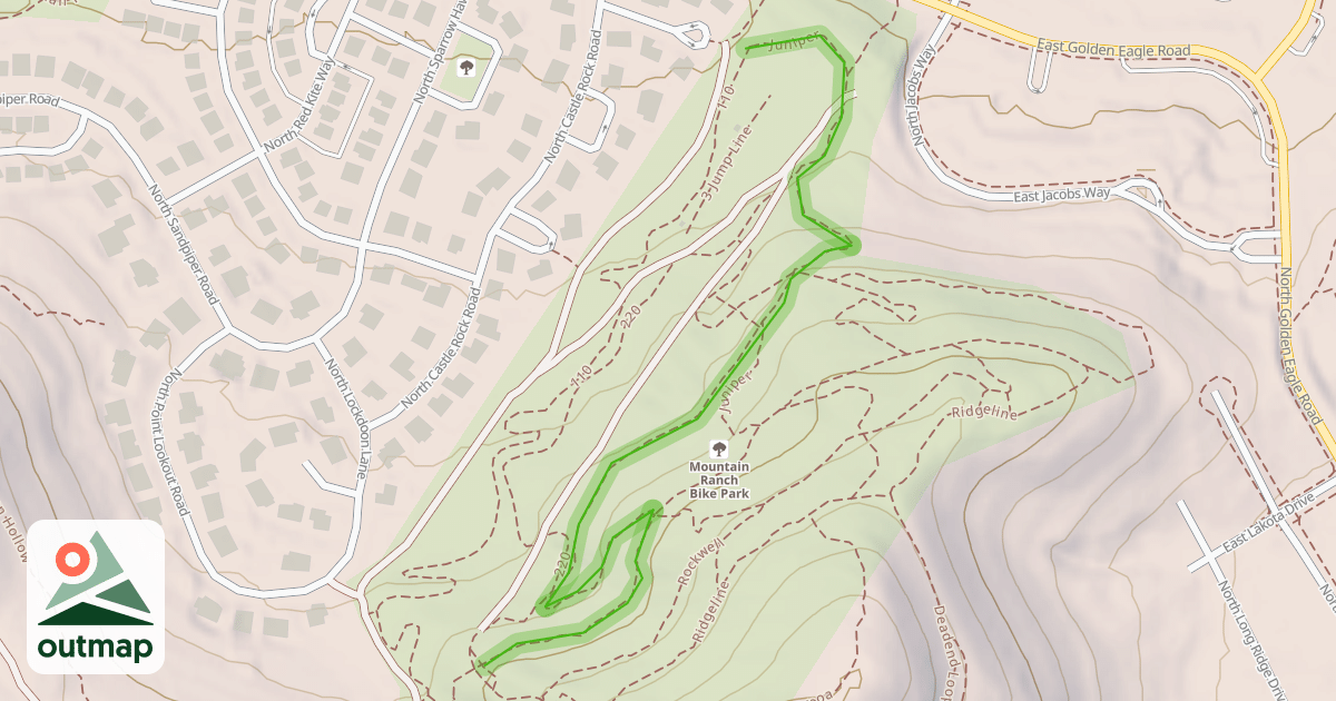 Map of Juniper Trail