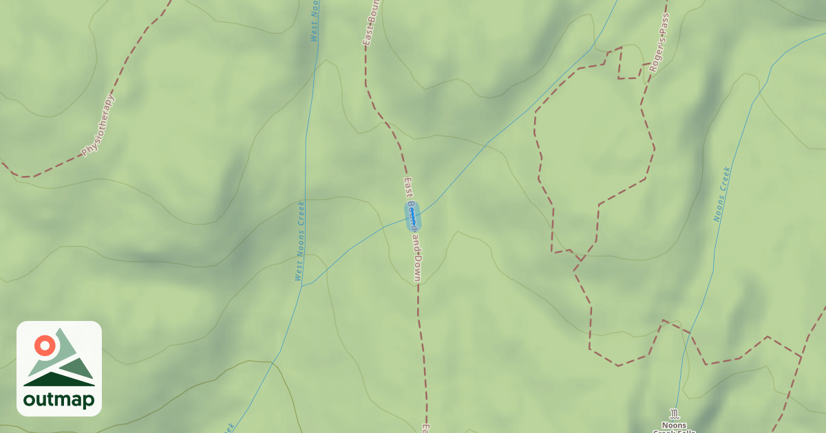 Map of East Bound and Down