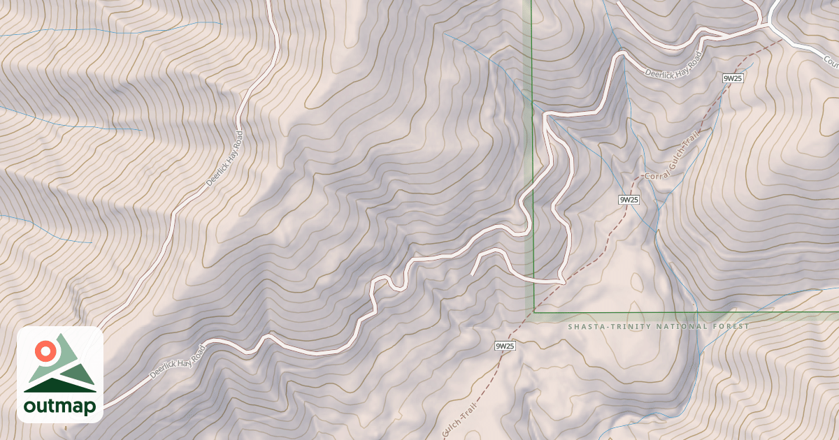 Map of DEERLICK HAY RD