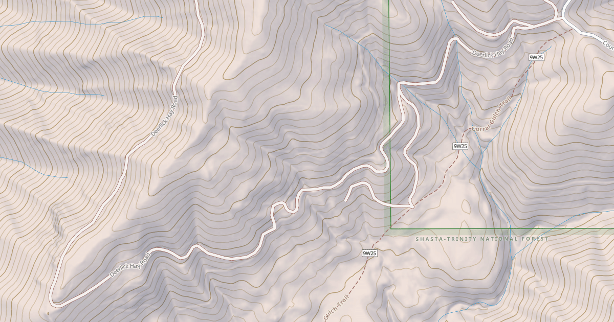 Map preview of DEERLICK HAY RD