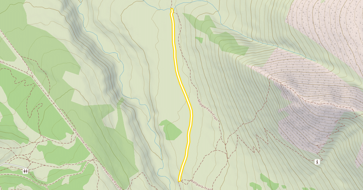 Map preview of Middle Fork Expressway
