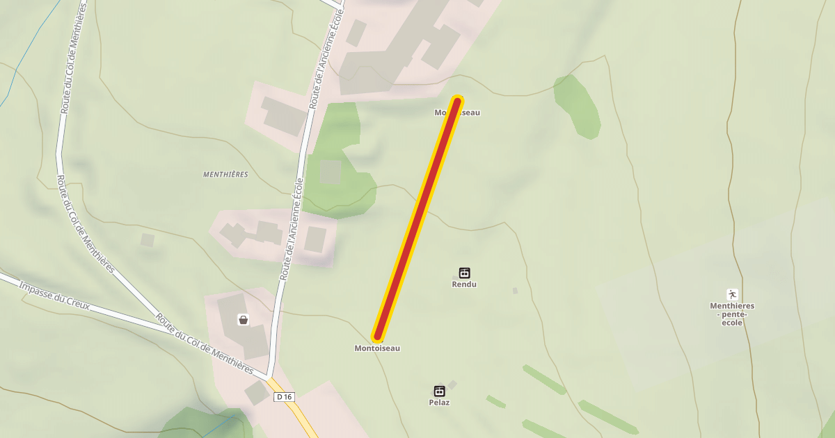 Map preview of Montoiseau