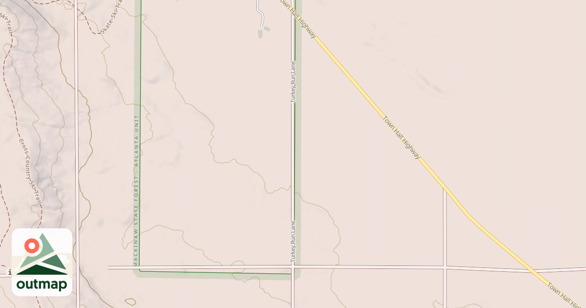 Map of Black Lake Route