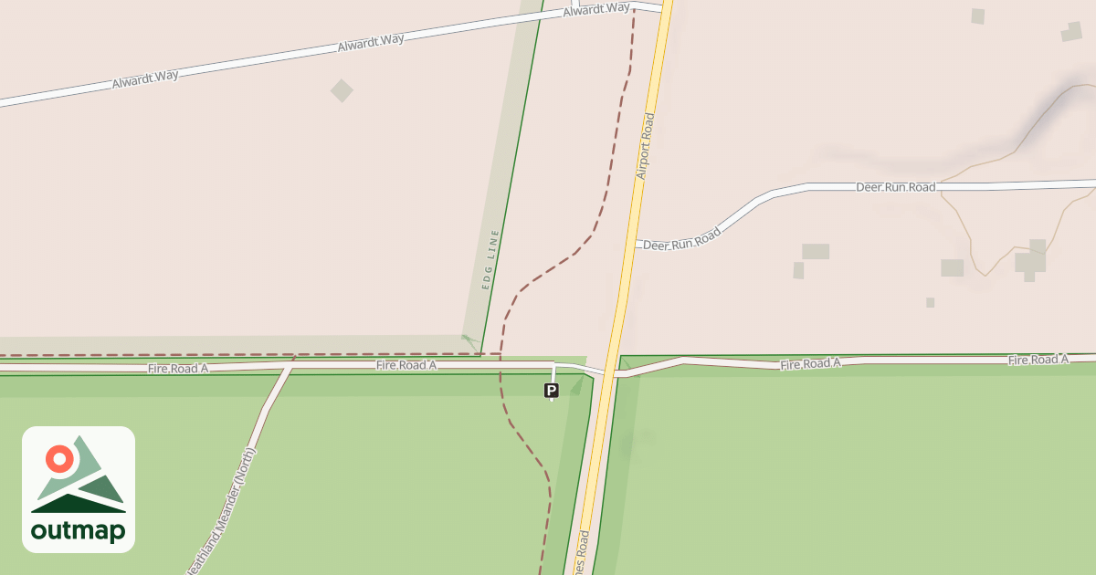 Map of Correllus Bike Path