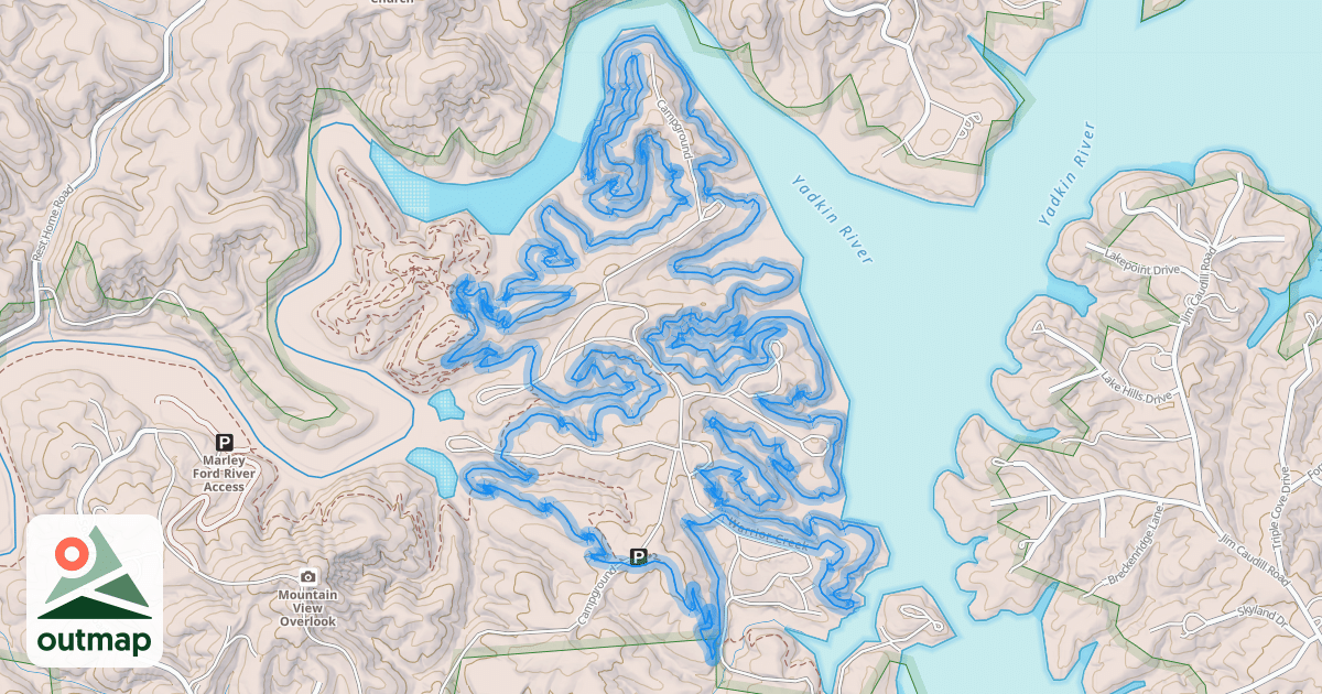 Map of Warrior Creek