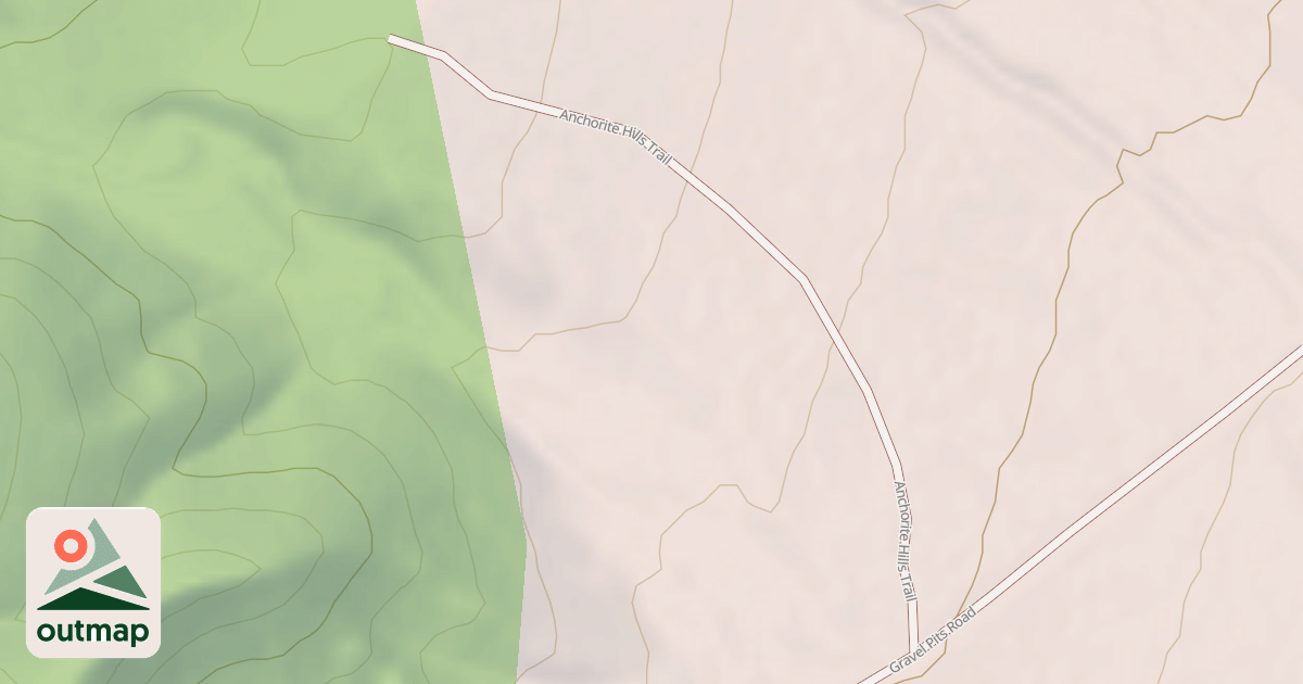 Map of ANCHORITE HILLS