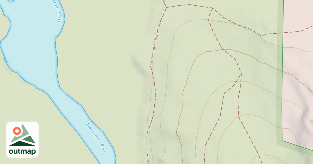 Map of King Phillip's Trail