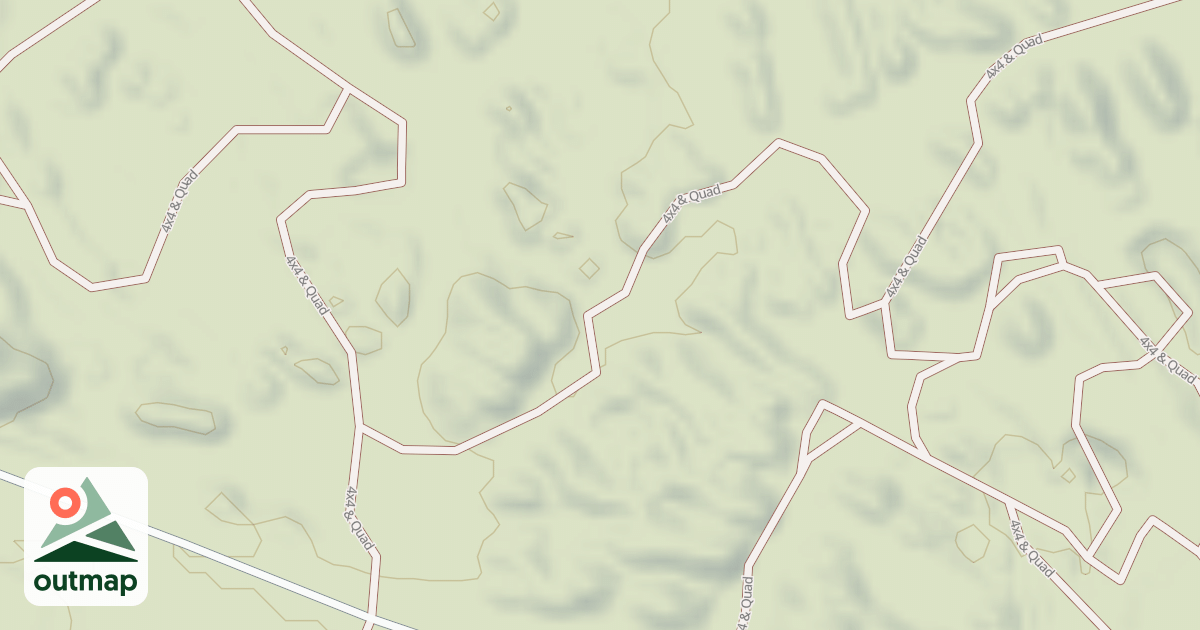 Map of Interlake State Recreation Area Trails