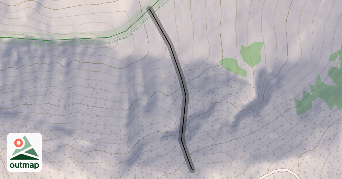 Map of Upper Pinnacles