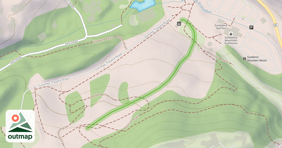 Map of Lower Stampede