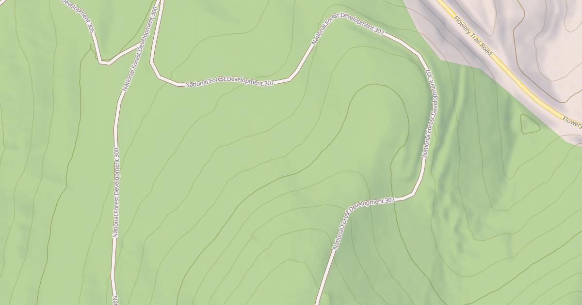 Map preview of USFS Motor Vehicle Use Map Roads {79A9C345-C652-4E28-96AC-48236196DDE7}