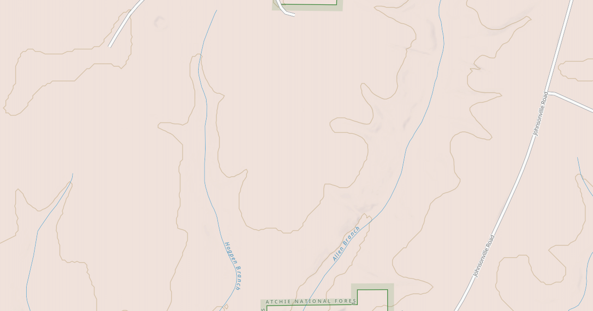 Map preview of USFS National Forest System Roads {FEFD08EF-000F-41B4-B5AA-B7106E6EB8CF}