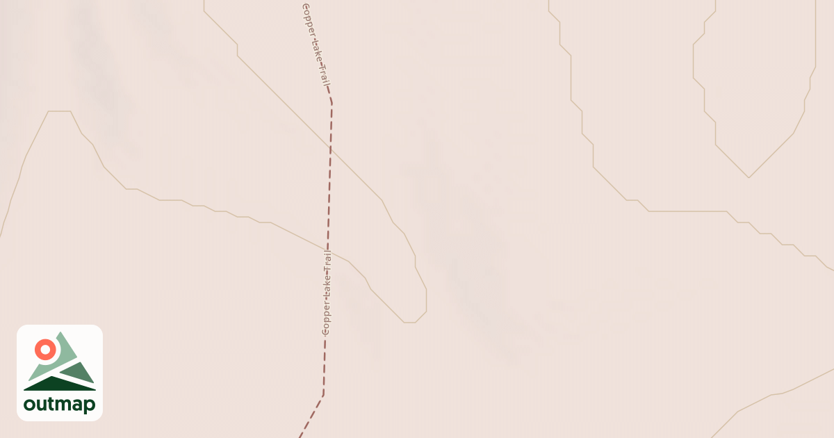 Map of Copper Lake Trail