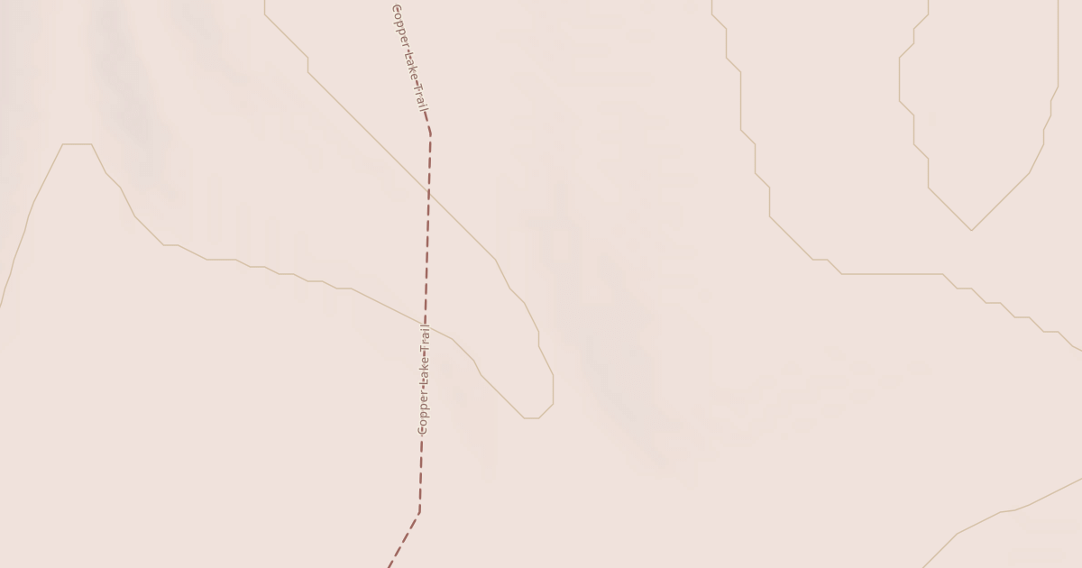 Map preview of Copper Lake Trail