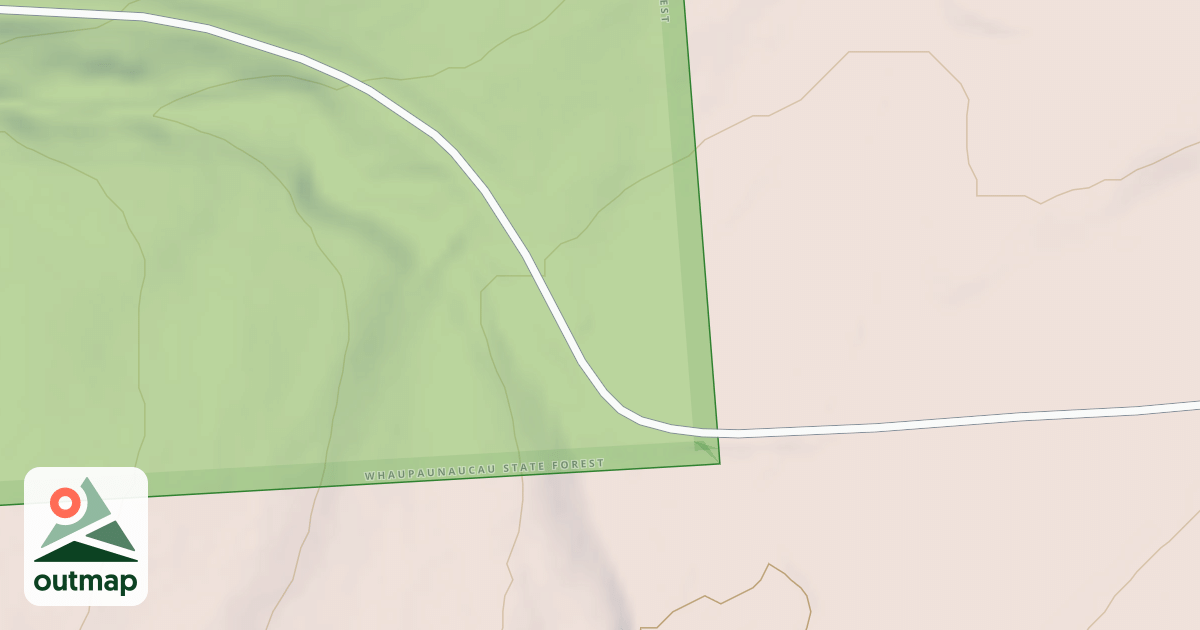 Map of Forest Access Road