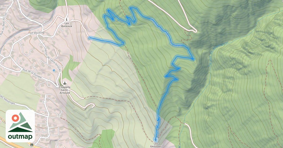 Map of Chemin de la Pierre aux Oeufs