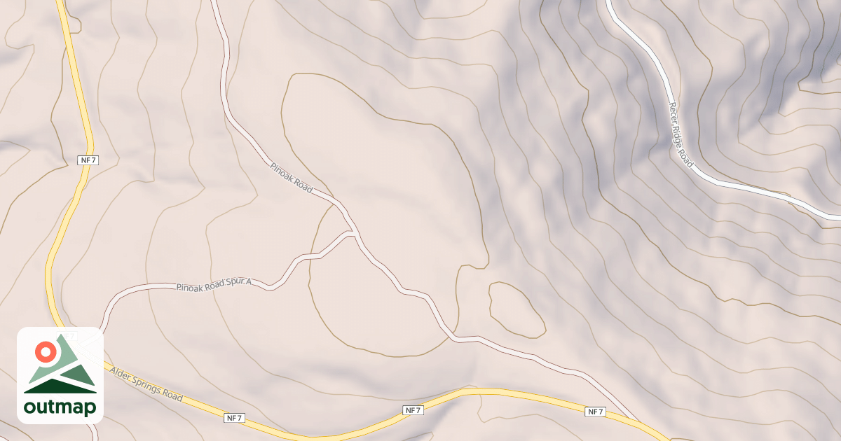 Map of PINOAK