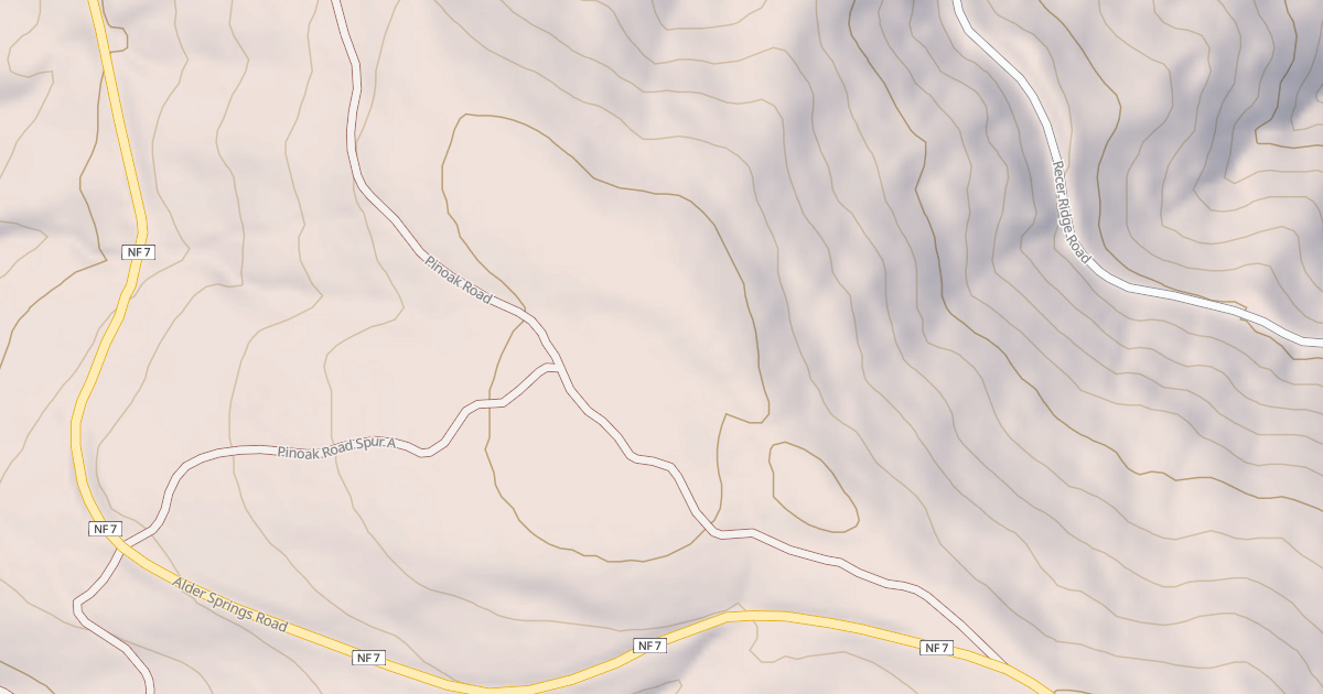 Map preview of PINOAK