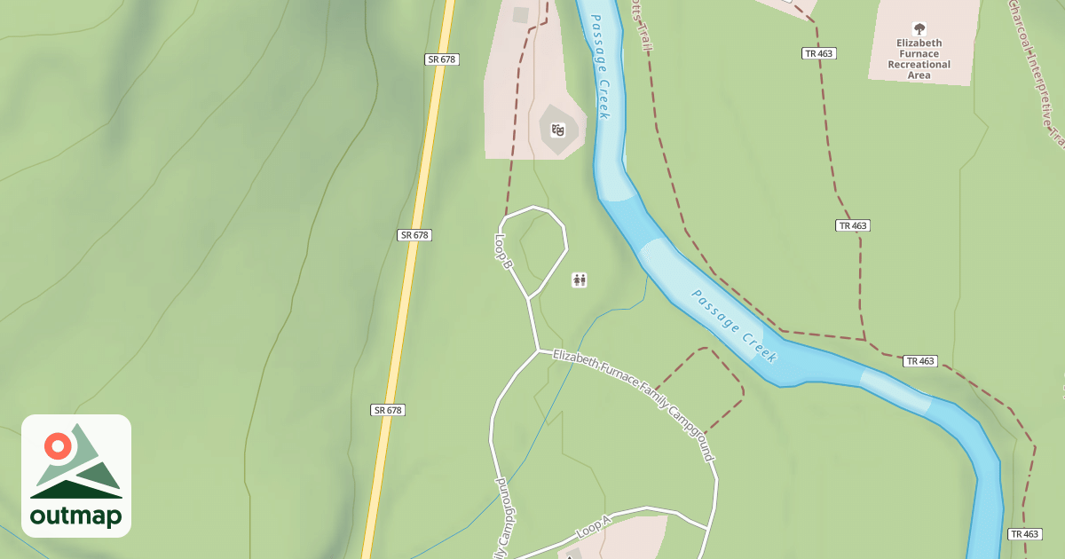 Map of LOOP B