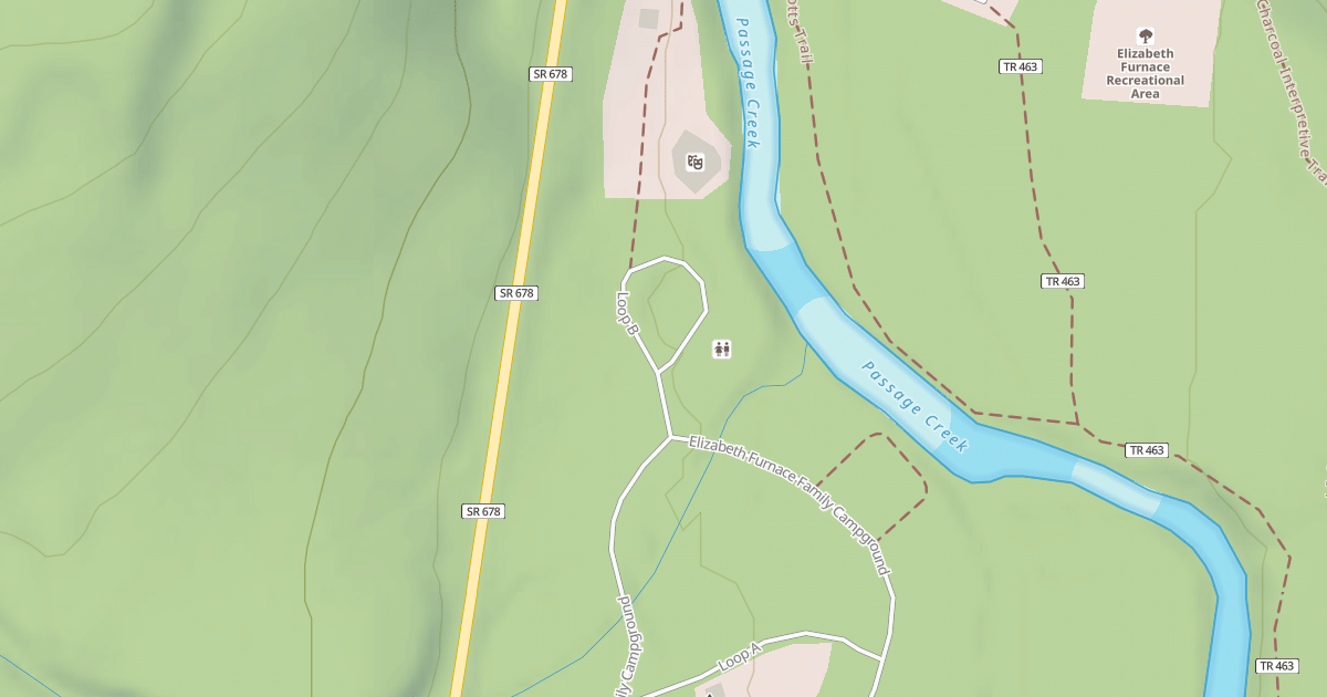 Map preview of LOOP B