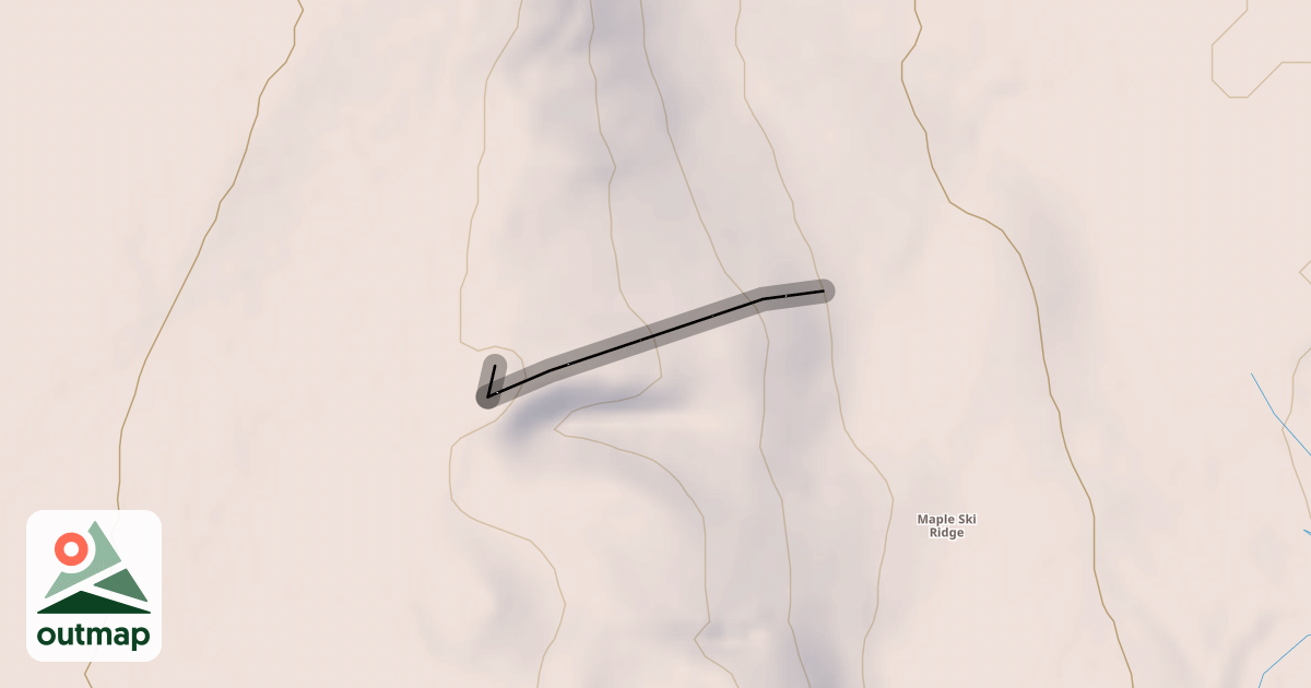 Map of Upper Hickory Way