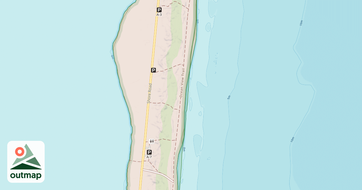 Map of Ocean View Trail