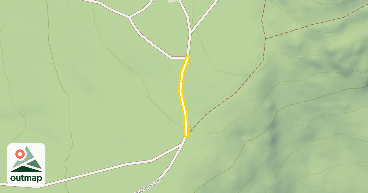 Map of Chemin du Haut-Riant