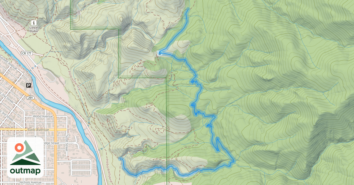 Map of Sweet Dreams Trail