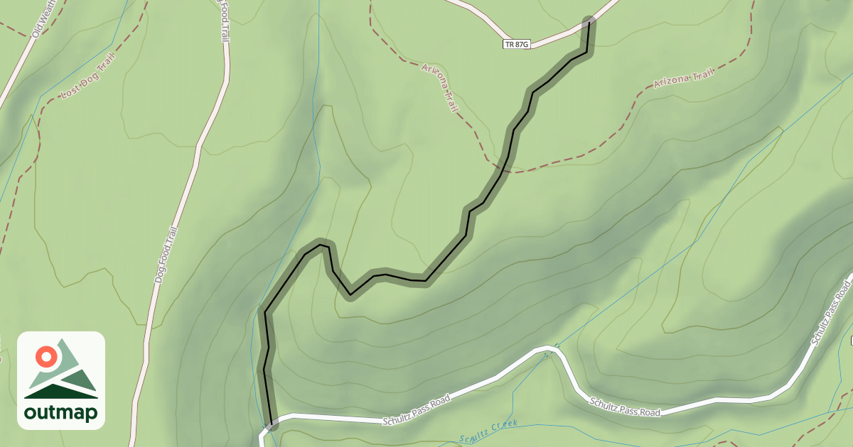Map of Kentucky Waterfalls Trail