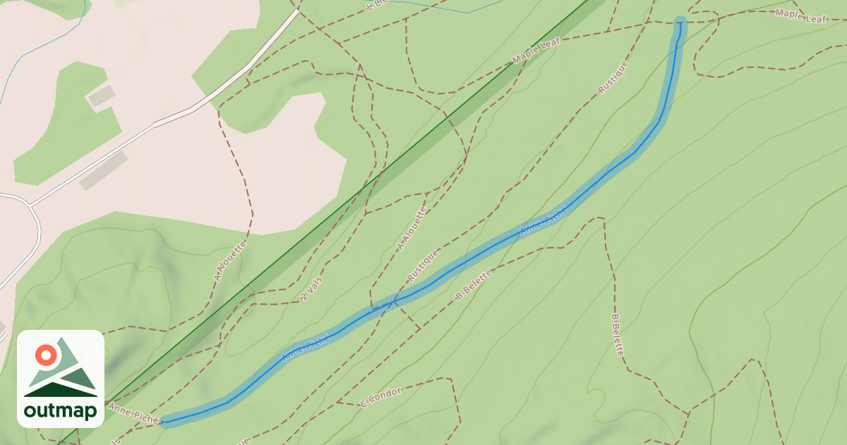 Map of Anne-Piché