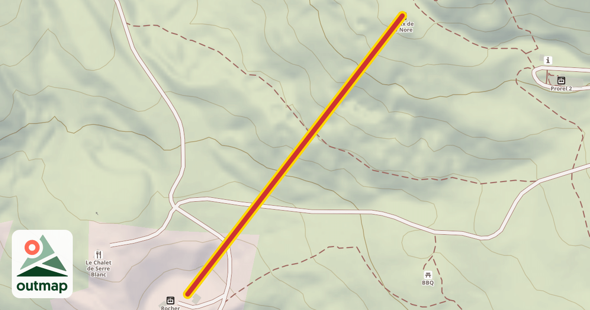 Map of Croix Nore