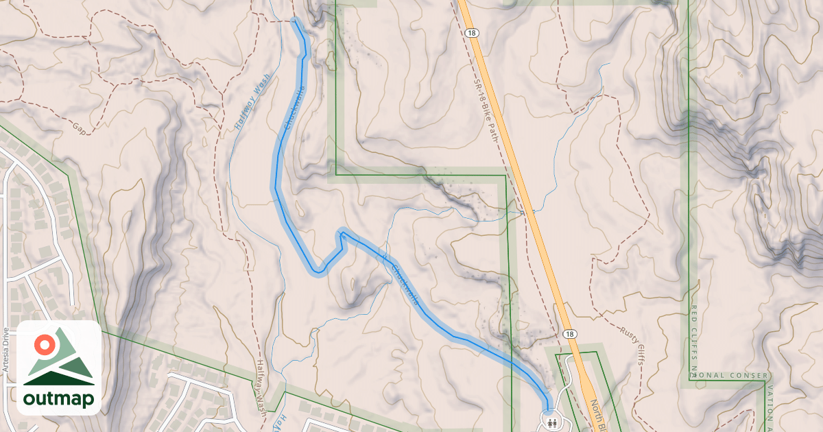 Map of Chuckwalla