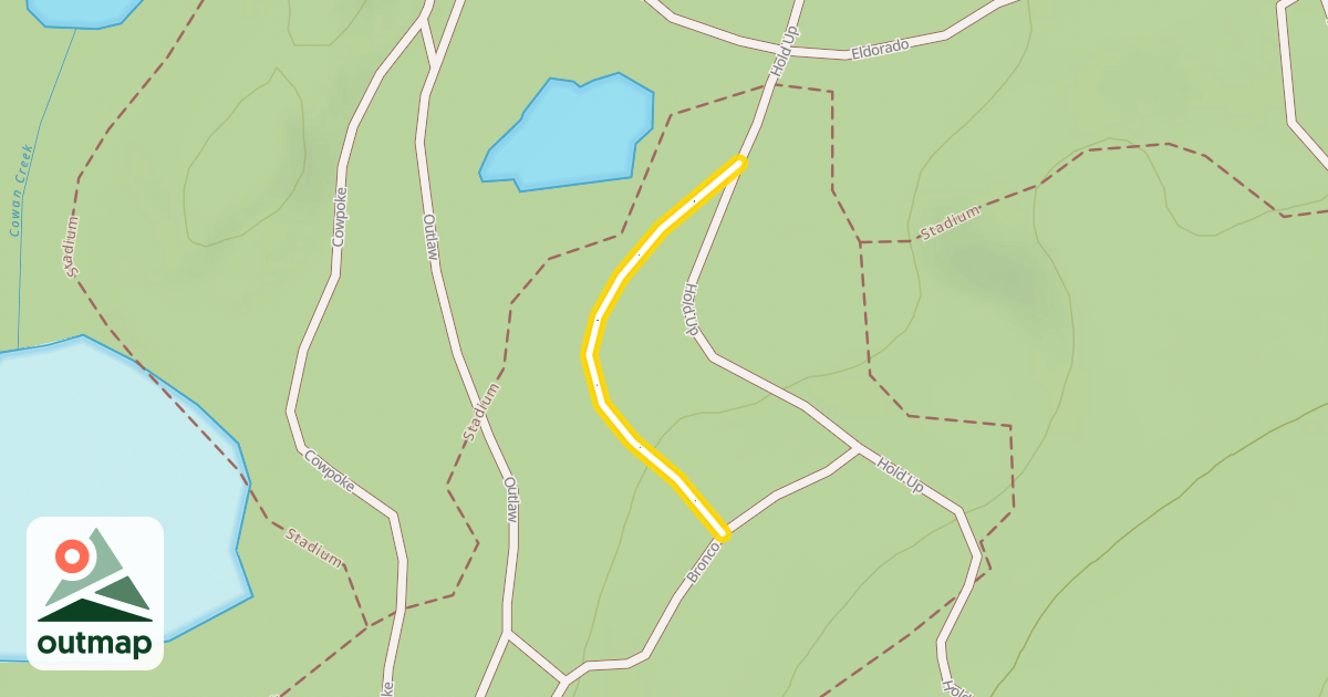 Map of Bronco