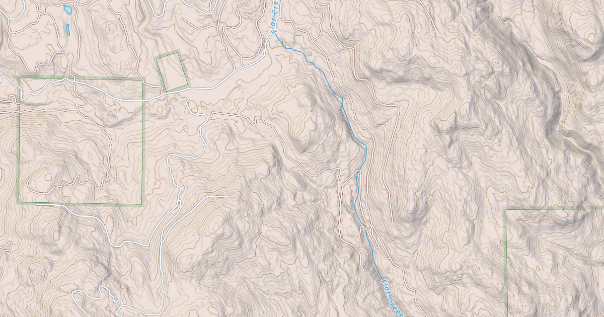 Map preview of FLAT CREEK